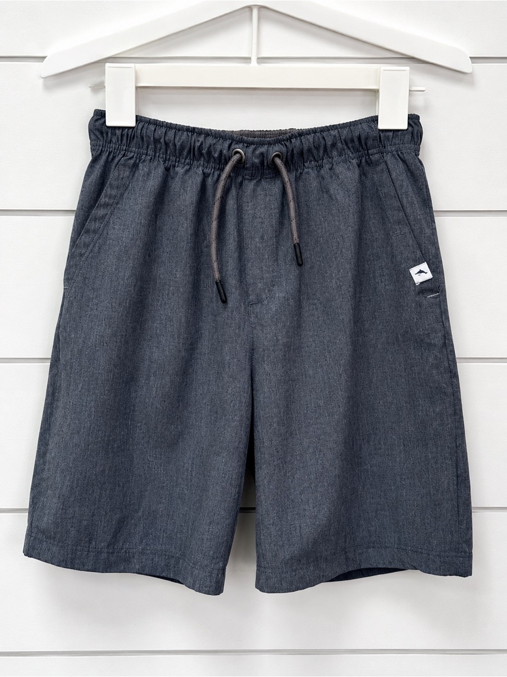 Tommy Bahama Active Boys Performance Shorts Size 10 12 Gray Stretch Athletic